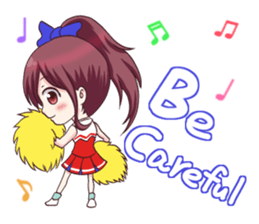 cheerleader dancing sticker #1220252