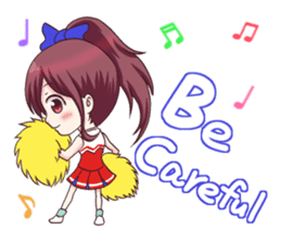 cheerleader dancing sticker #1220252