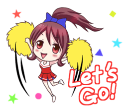 cheerleader dancing sticker #1220253