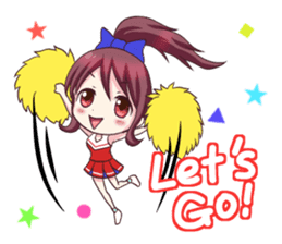 cheerleader dancing sticker #1220253