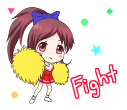 cheerleader dancing sticker #1220256