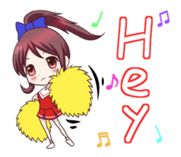 cheerleader dancing sticker #1220258