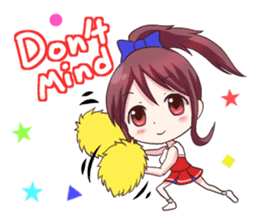 cheerleader dancing sticker #1220259