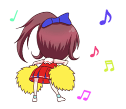 cheerleader dancing sticker #1220260