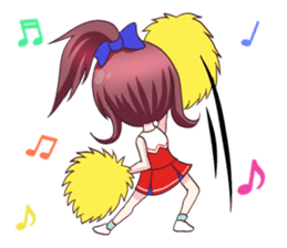 cheerleader dancing sticker #1220261