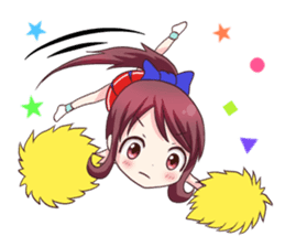 cheerleader dancing sticker #1220262