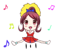cheerleader dancing sticker #1220263