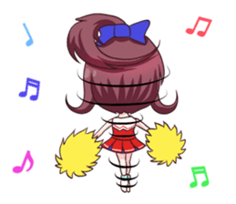 cheerleader dancing sticker #1220264
