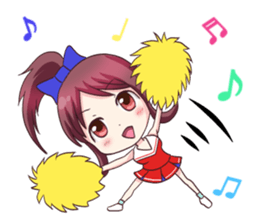 cheerleader dancing sticker #1220265