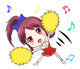 cheerleader dancing sticker #1220265