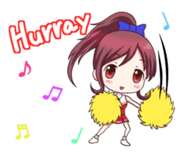 cheerleader dancing sticker #1220271