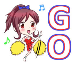 cheerleader dancing sticker #1220272