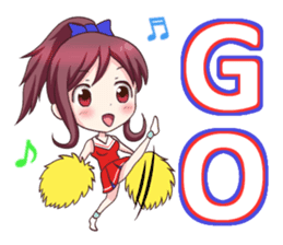 cheerleader dancing sticker #1220272