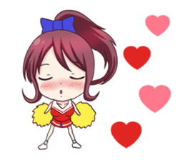 cheerleader dancing sticker #1220273
