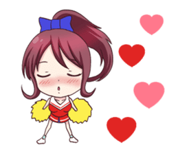 cheerleader dancing sticker #1220273