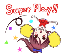 cheerleader dancing sticker #1220274