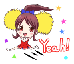 cheerleader dancing sticker #1220275