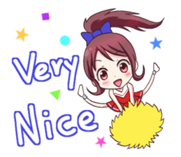 cheerleader dancing sticker #1220276
