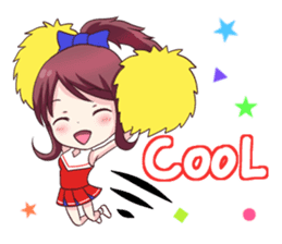 cheerleader dancing sticker #1220277