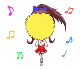 cheerleader dancing sticker #1220279