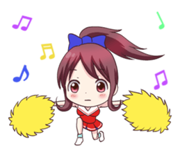 cheerleader dancing sticker #1220280