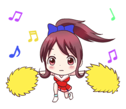 cheerleader dancing sticker #1220280
