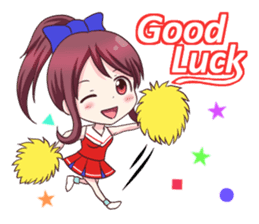 cheerleader dancing sticker #1220281