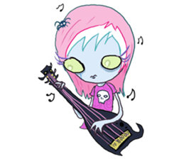 Xombie Grrls sticker #1220327