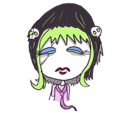 Xombie Grrls sticker #1220329