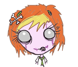 Xombie Grrls sticker #1220337