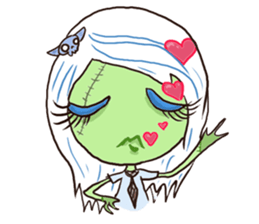 Xombie Grrls sticker #1220339