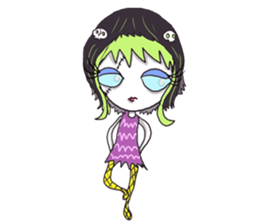 Xombie Grrls sticker #1220341