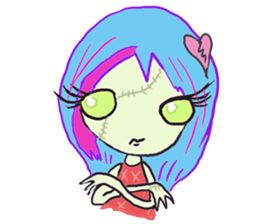 Xombie Grrls sticker #1220343