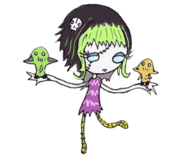 Xombie Grrls sticker #1220347