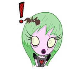 Xombie Grrls sticker #1220348