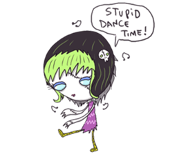 Xombie Grrls sticker #1220350