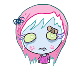 Xombie Grrls sticker #1220354
