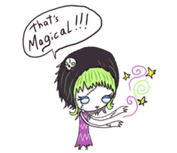 Xombie Grrls sticker #1220357