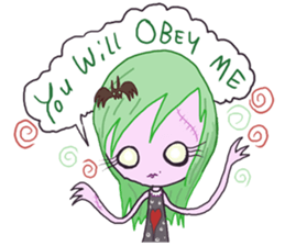 Xombie Grrls sticker #1220359