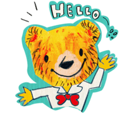 The bear called kumakichi sticker #1220482