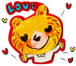 The bear called kumakichi sticker #1220484