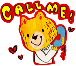 The bear called kumakichi sticker #1220486