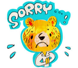 The bear called kumakichi sticker #1220487