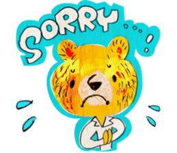 The bear called kumakichi sticker #1220487