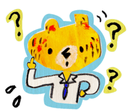 The bear called kumakichi sticker #1220489