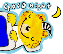 The bear called kumakichi sticker #1220502