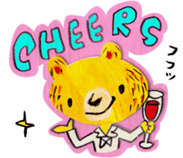 The bear called kumakichi sticker #1220506