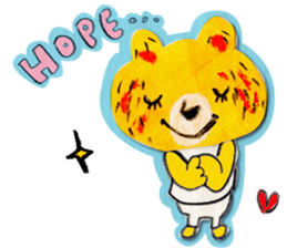 The bear called kumakichi sticker #1220515