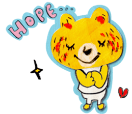 The bear called kumakichi sticker #1220515