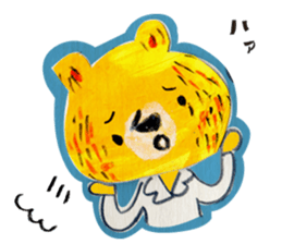 The bear called kumakichi sticker #1220517